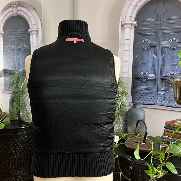 Manouch black lace vest ladies size M ! - Picture 7 of 10